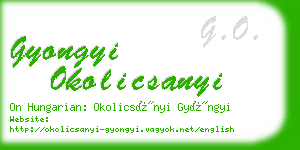 gyongyi okolicsanyi business card